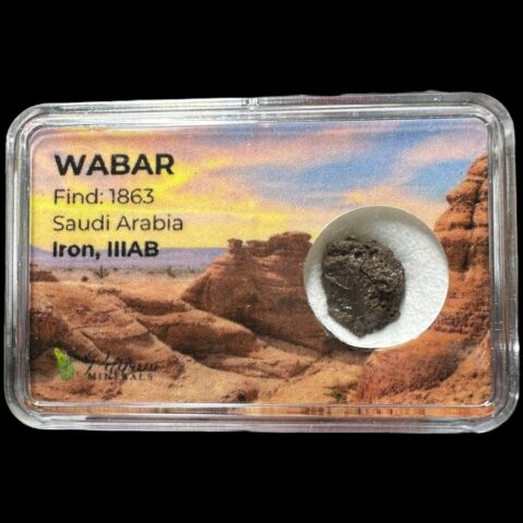 Meteorit Wabar 1,29g – Saudská Arábie