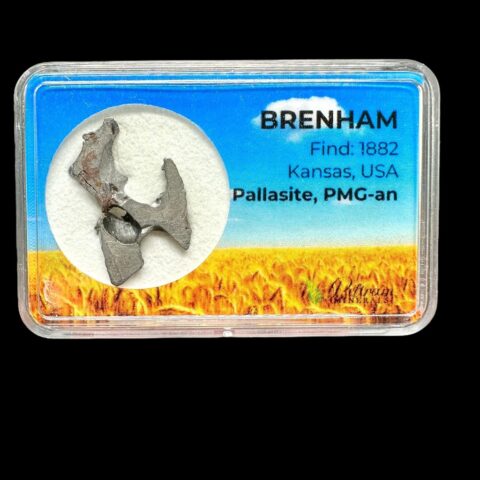 Meteorit Pallasit Brenham 2,25g – Kansas, USA