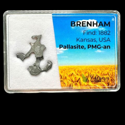 Meteorit Pallasit Brenham 3,28g – Kansas, USA