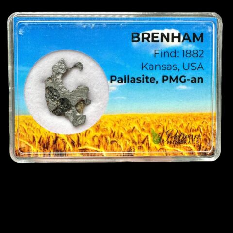Meteorit Pallasit Brenham 3,8g – Kansas, USA