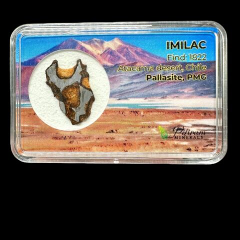 Meteorit Pallasit Imilac 0,94g / plátek – Chile