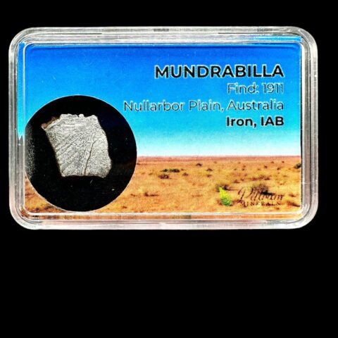 Meteorit Mundrabilla 3,94g / koncový řez – Austrálie