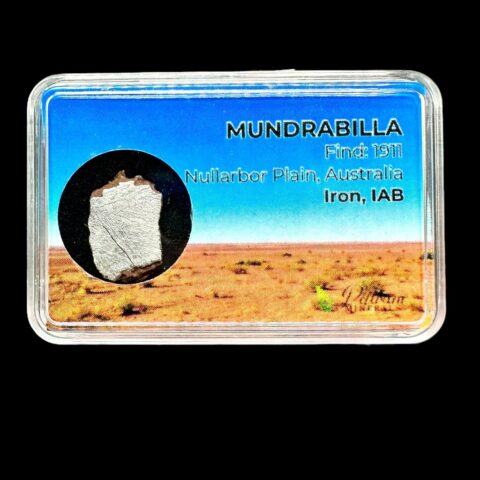 Meteorit Mundrabilla 3,2g / koncový řez – Austrálie