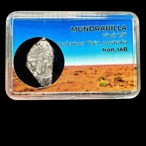 Meteorit Mundrabilla 3,81g / koncový řez – Austrálie