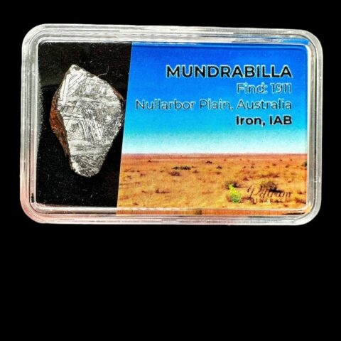 Meteorit Mundrabilla 8,21g / koncový řez – Austrálie