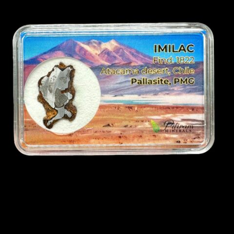 Meteorit Pallasit Imilac 1,15g / plátek – Chile