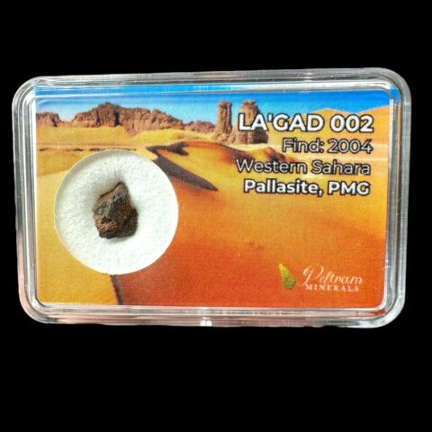 Meteorit Pallasit La’gad 002 – 0,43g – Západní Sahara