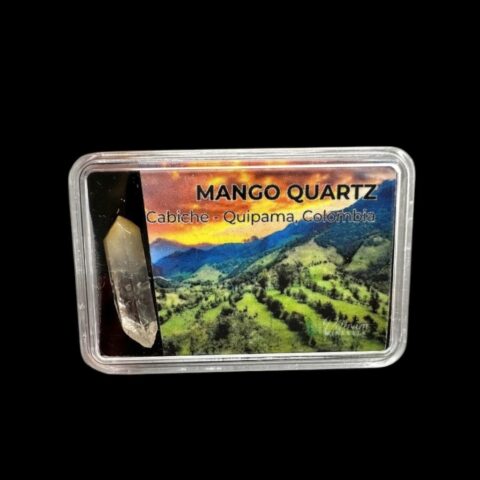 Křišťál Mango v krabičce – Cabiche, Quipama, Kolumbie