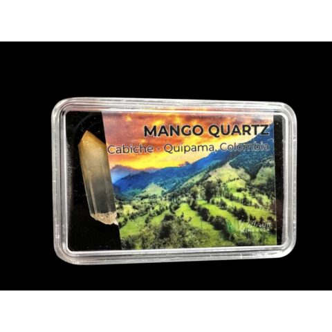 Křišťál Mango v krabičce – Cabiche, Quipama, Kolumbie