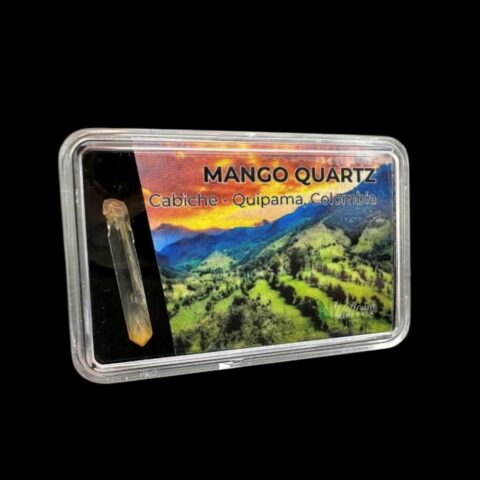Křišťál Mango v krabičce – Cabiche, Quipama, Kolumbie