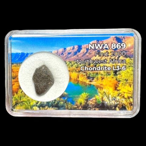 Meteorit NWA 869 – 1,14g – Severozápadní Afrika