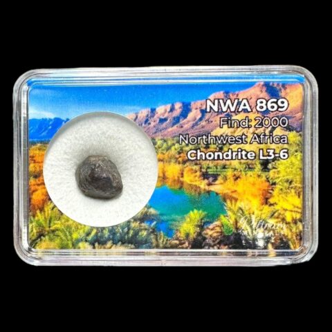 Meteorit NWA 869 – 1,16g – Severozápadní Afrika