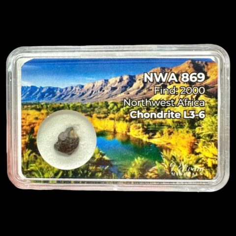 Meteorit NWA 869 – 0,2g – Severozápadní Afrika