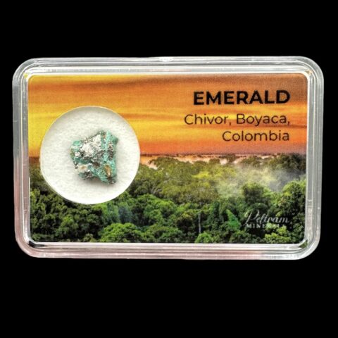 Smaragd v krabičce – Chivor – Boyaca, Kolumbie