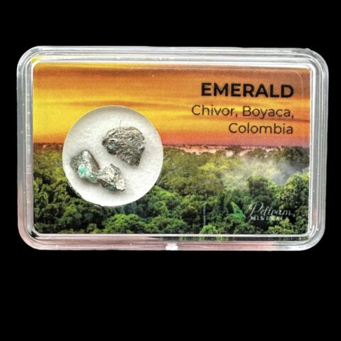Smaragd v krabičce – Chivor – Boyaca, Kolumbie