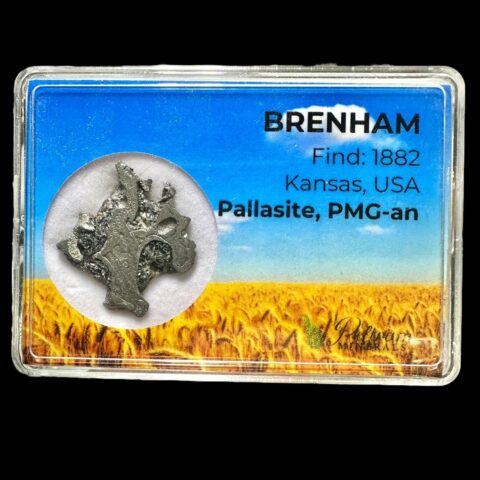 Meteorit Pallasit Brenham 6,28g – Kansas, USA