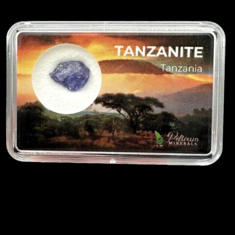 Tanzanit v krabičce – Arusha, Tanzánie