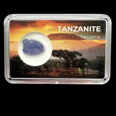 Tanzanit v krabičce – Arusha, Tanzánie
