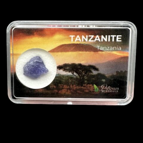 Tanzanit v krabičce – Arusha, Tanzánie