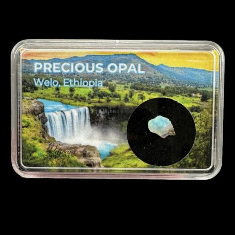 Drahý opál v krabičce – Welo, Etiopie
