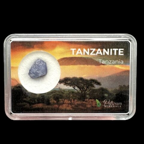Tanzanit v krabičce – Arusha, Tanzánie