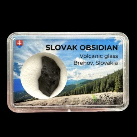 Obsidián v krabičce – Brehov, Slovensko