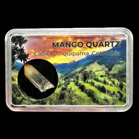 Křišťál Mango v krabičce – Cabiche, Quipama, Kolumbie
