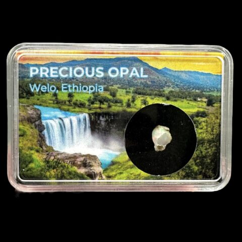 Drahý opál v krabičce – Welo, Etiopie