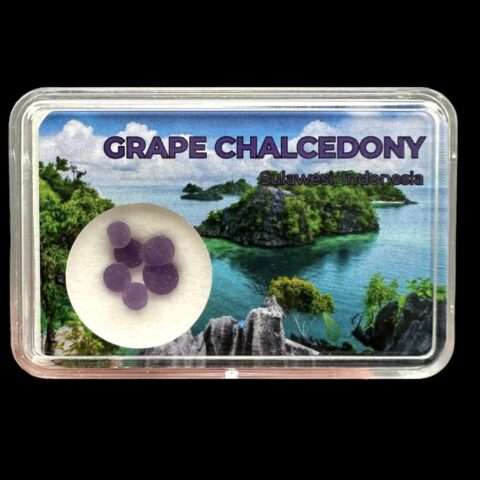 Hroznový chalcedon v krabičce – Sulawesi – Indonésie