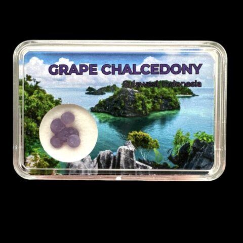 Hroznový chalcedon v krabičce – Sulawesi – Indonésie