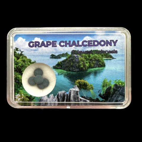 Hroznový chalcedon v krabičce – Sulawesi – Indonésie