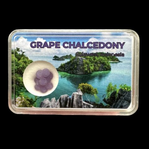 Hroznový chalcedon v krabičce – Sulawesi – Indonésie