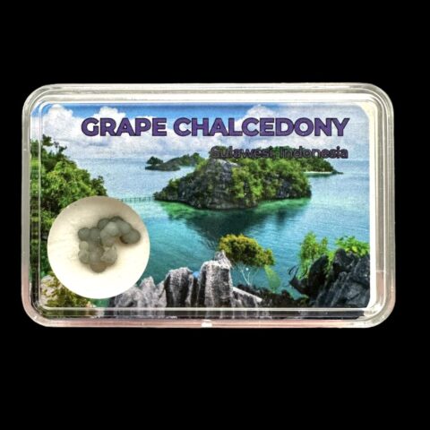 Hroznový chalcedon v krabičce – Sulawesi – Indonésie