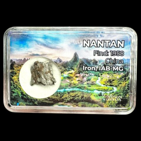 Meteorit Nantan 2,2g – Guangxi, Čína