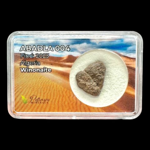 Meteorit Abadla 004 – 1,4g – Alžírsko