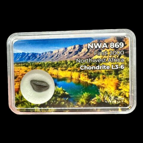 Meteorit NWA 869 – 0,3g – Severozápadní Afrika
