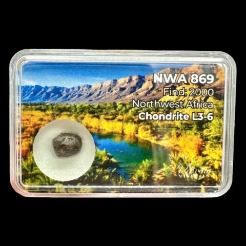 Meteorit NWA 869 – 0,5g – Severozápadní Afrika