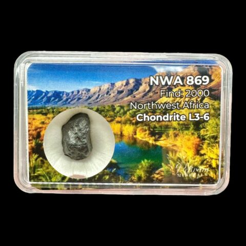 Meteorit NWA 869 – 2,4g – Severozápadní Afrika