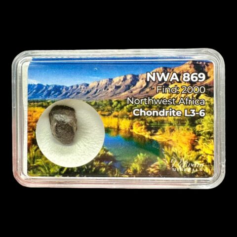 Meteorit NWA 869 – 1,3g – Severozápadní Afrika