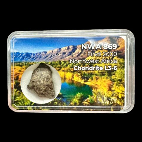 Meteorit NWA 869 – 2,4g – Severozápadní Afrika