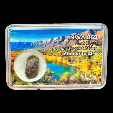 Meteorit NWA 869 – 1,3g – Severozápadní Afrika