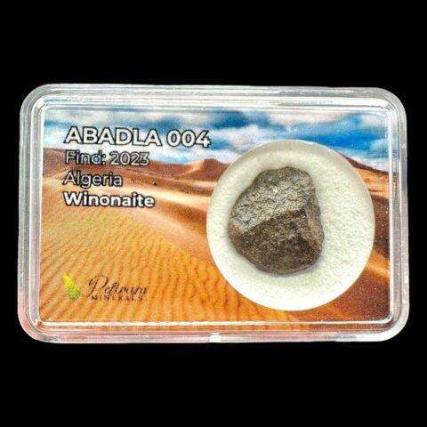 Meteorit Abadla 004 – 2,1g – Alžírsko