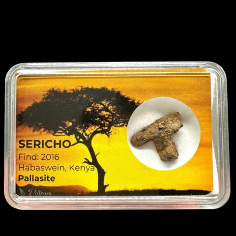 Meteorit Pallasit Sericho 1,7g – Keňa