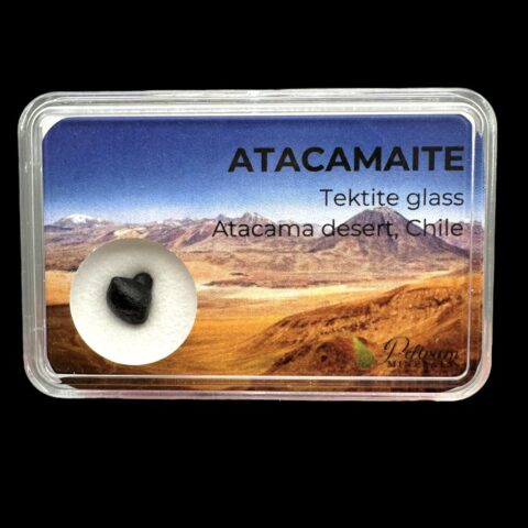 Atacamait v krabičce – Poušť Atacama, Chile