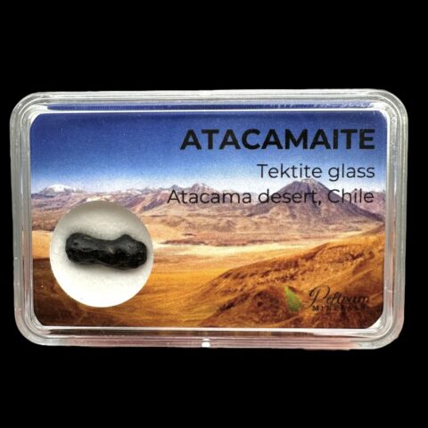 Atacamait v krabičce – Poušť Atacama, Chile