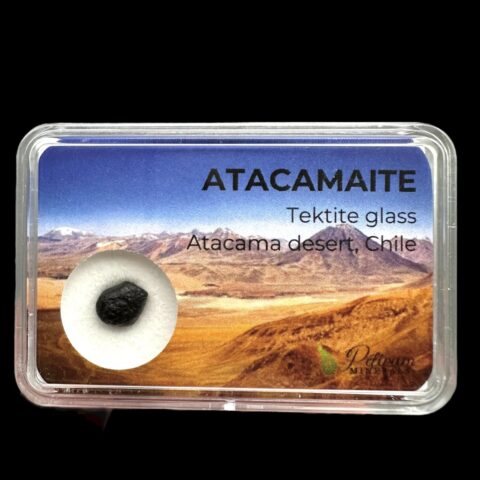 Atacamait v krabičce – Poušť Atacama, Chile