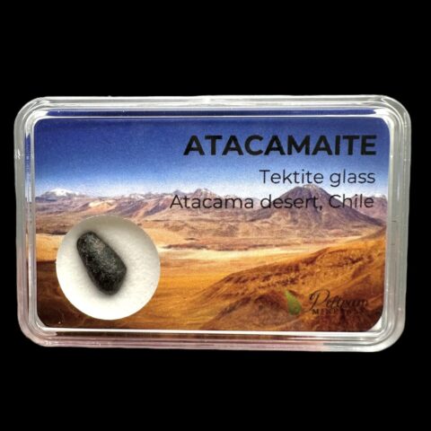 Atacamait v krabičce – Poušť Atacama, Chile