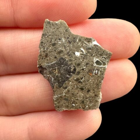 Lunární meteorit Oued el Hamim 001 – 2,7g – Libye