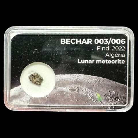 Lunární meteorit Bechar 003/006  – 0,1g – Alžírsko