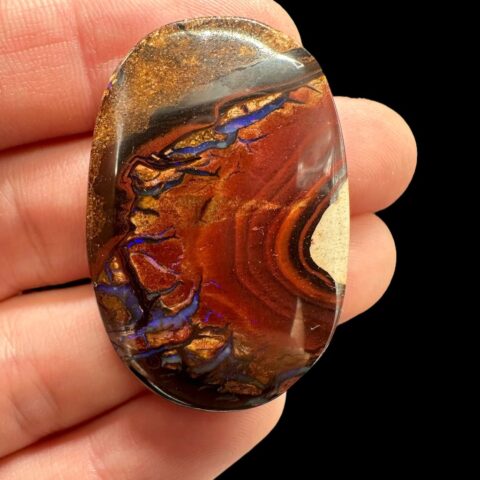 Boulder opál 61,2ct – Kabošon – Koroit, Queensland, Austrálie